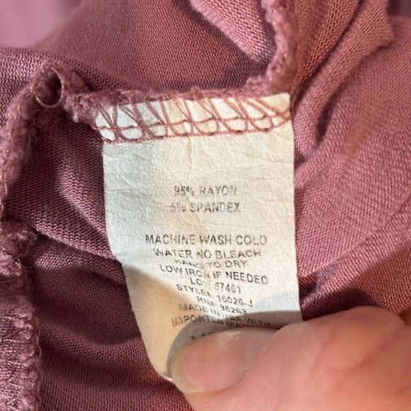 Olivia Rose Women Size Medium Dusty Rose/Blush Sleeveless Pocket Dress Spring - Picture 5 of 10